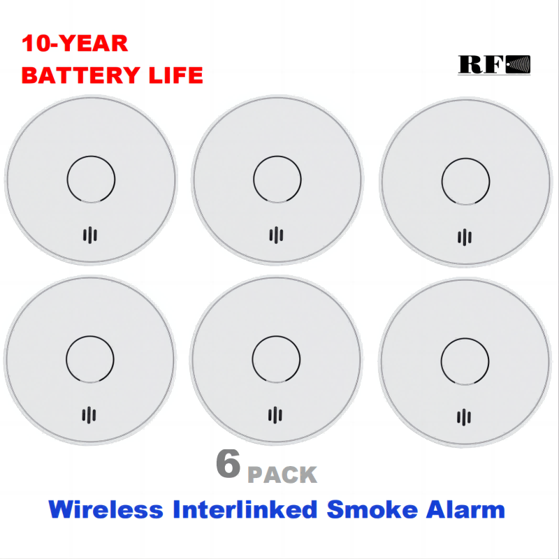 Wireless Interlinked Smoke Ala - Smoke Detector Interconnected ulasan dan harga