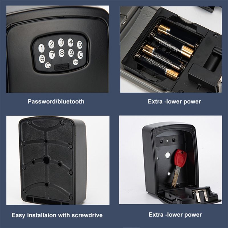 B68A TUYA Smart Key Box Blueto - Lockbox Key Secure ulasan dan harga