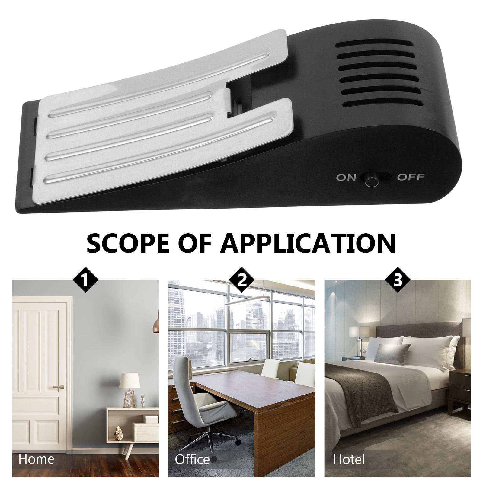 Security Door Alarm Wedge Stur - Door Stop Alarm ulasan dan harga