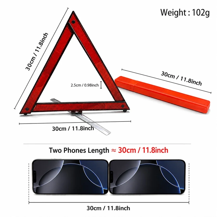 Car Tripod Folded Stop Sign Re - Emergency Exit Sign ulasan dan harga
