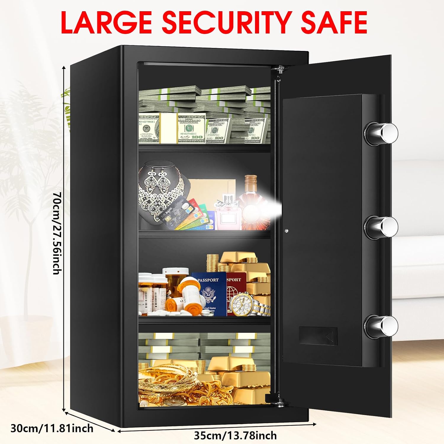 Fire Proof Safe for Home Docum - Fire Safe Document ulasan dan harga