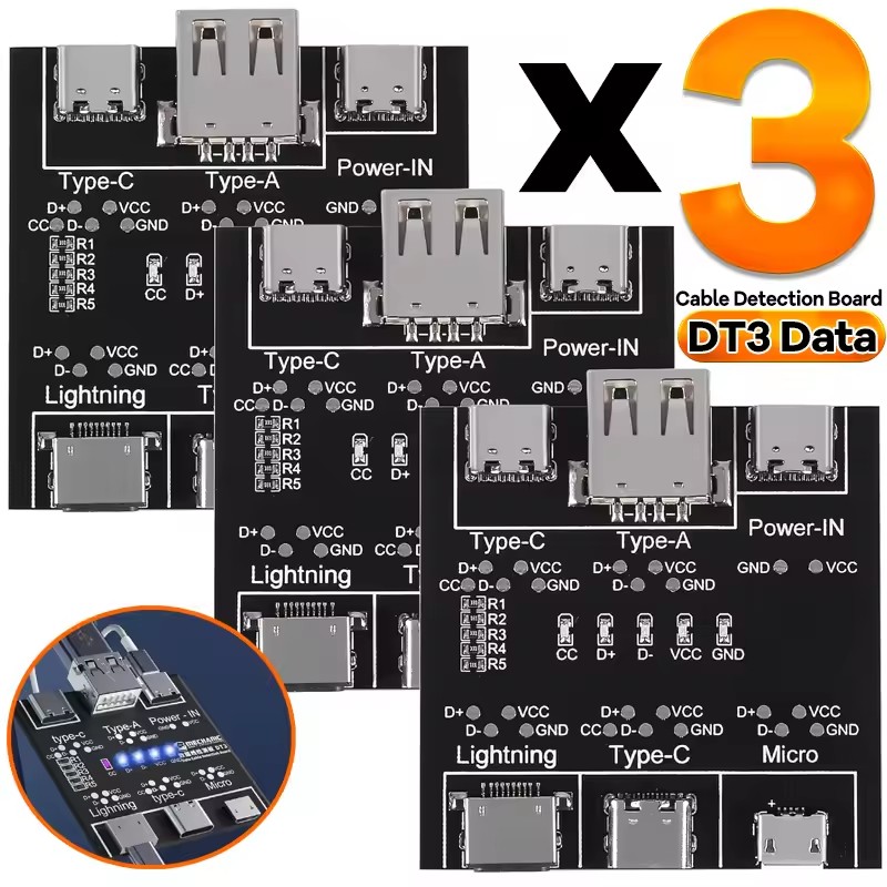 DT3 Data Cable Detection Board - Co Detector Plug ulasan dan harga