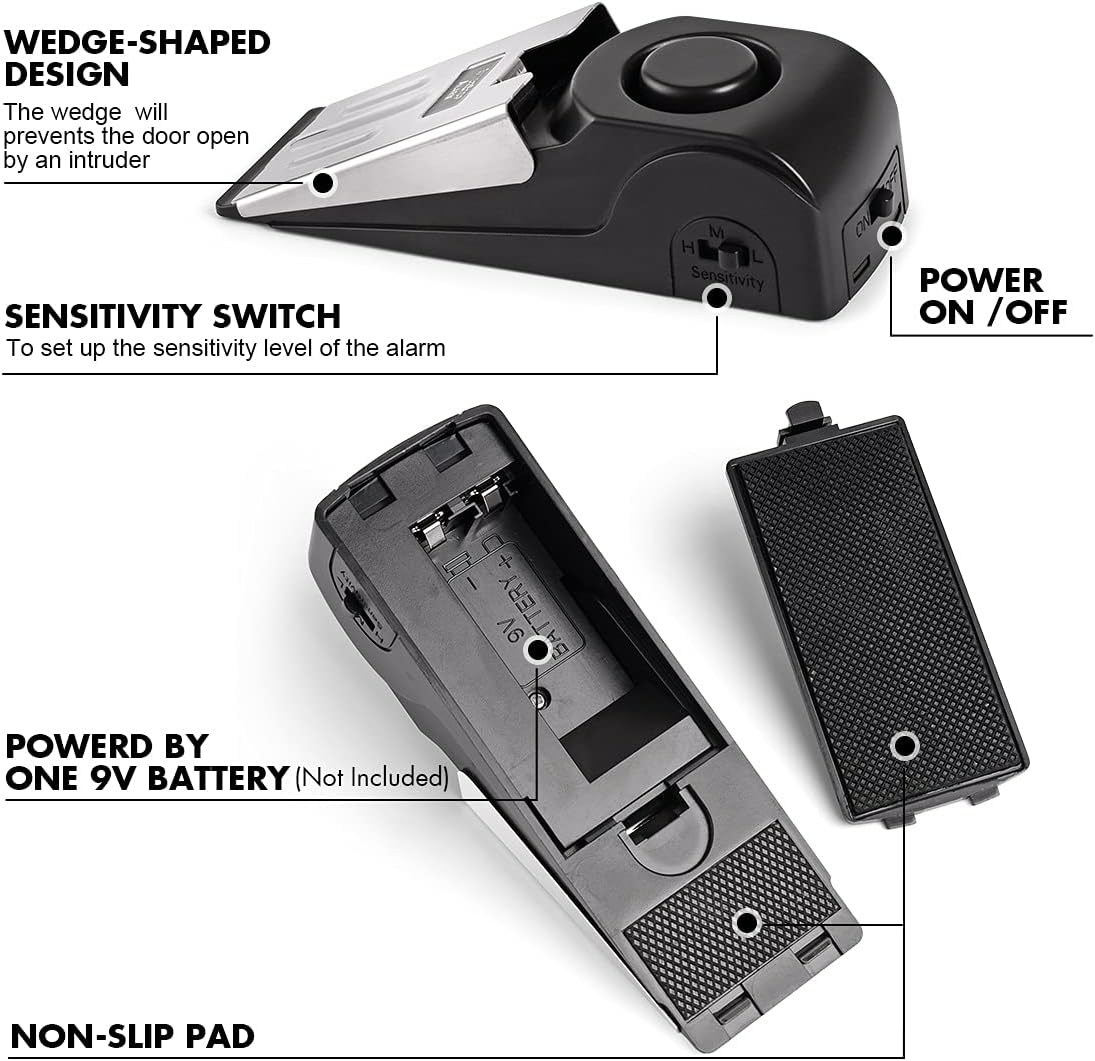 Door Stop Alarm, Door Stopper  - Door Stop Alarm ulasan dan harga