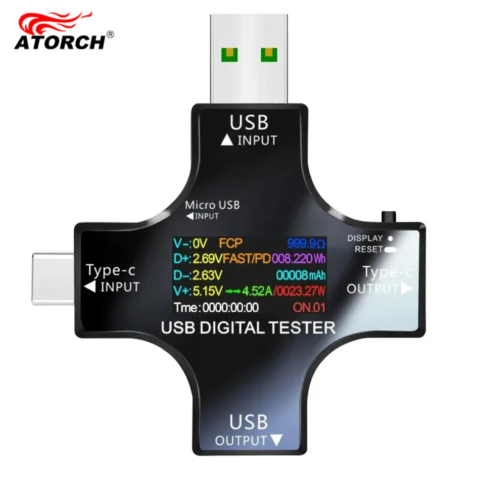 USB Tester DC Type-C PD Digita - Co Detector Plug ulasan dan harga
