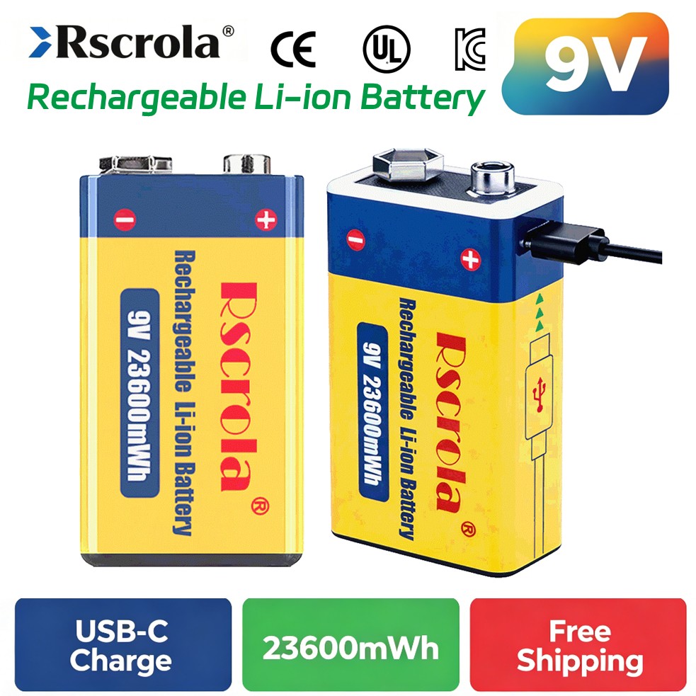 Rechargeable 9V Battery, 23600 - Smoke Detector Interconnected ulasan dan harga