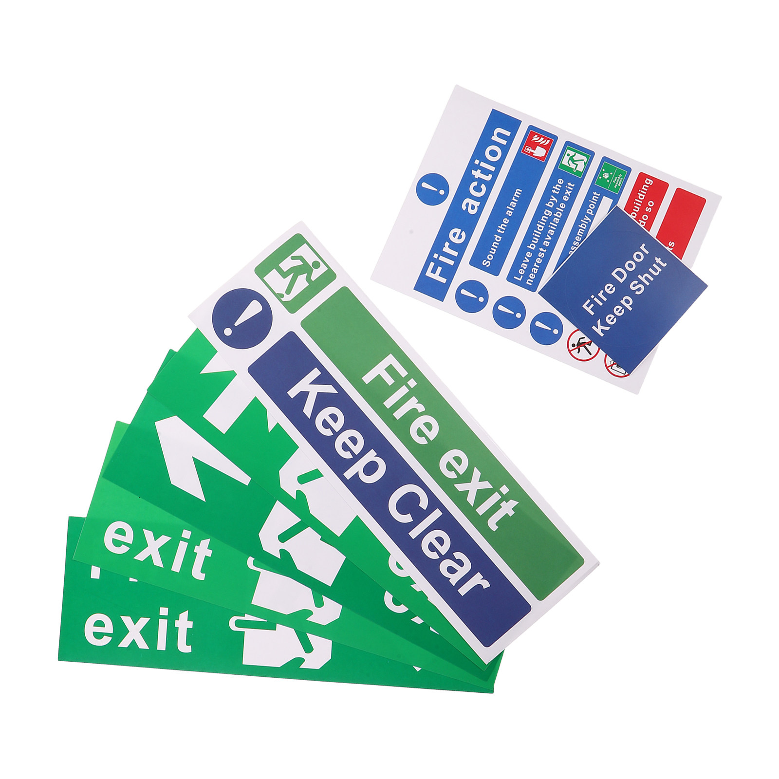 21Pcs Public Safety Exit Signs - Emergency Exit Sign ulasan dan harga