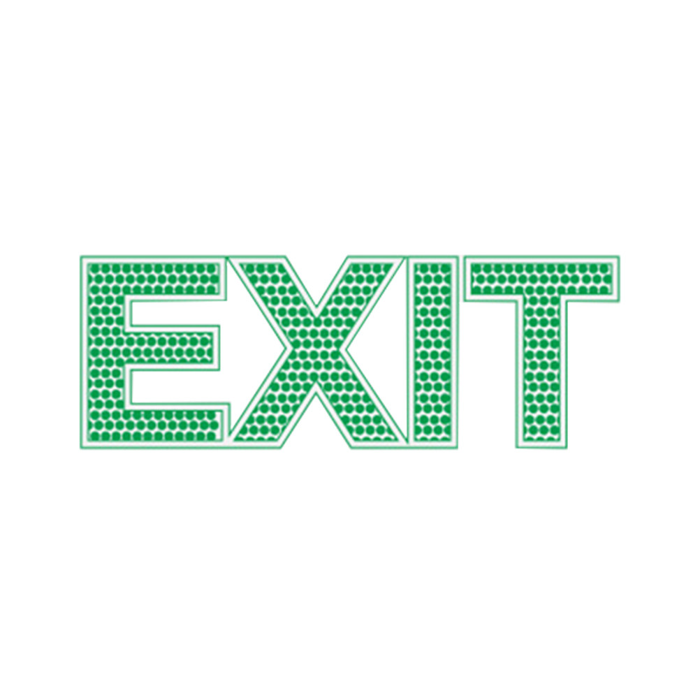 Emergency Exit Wall Sticker Lu - Emergency Exit Sign ulasan dan harga