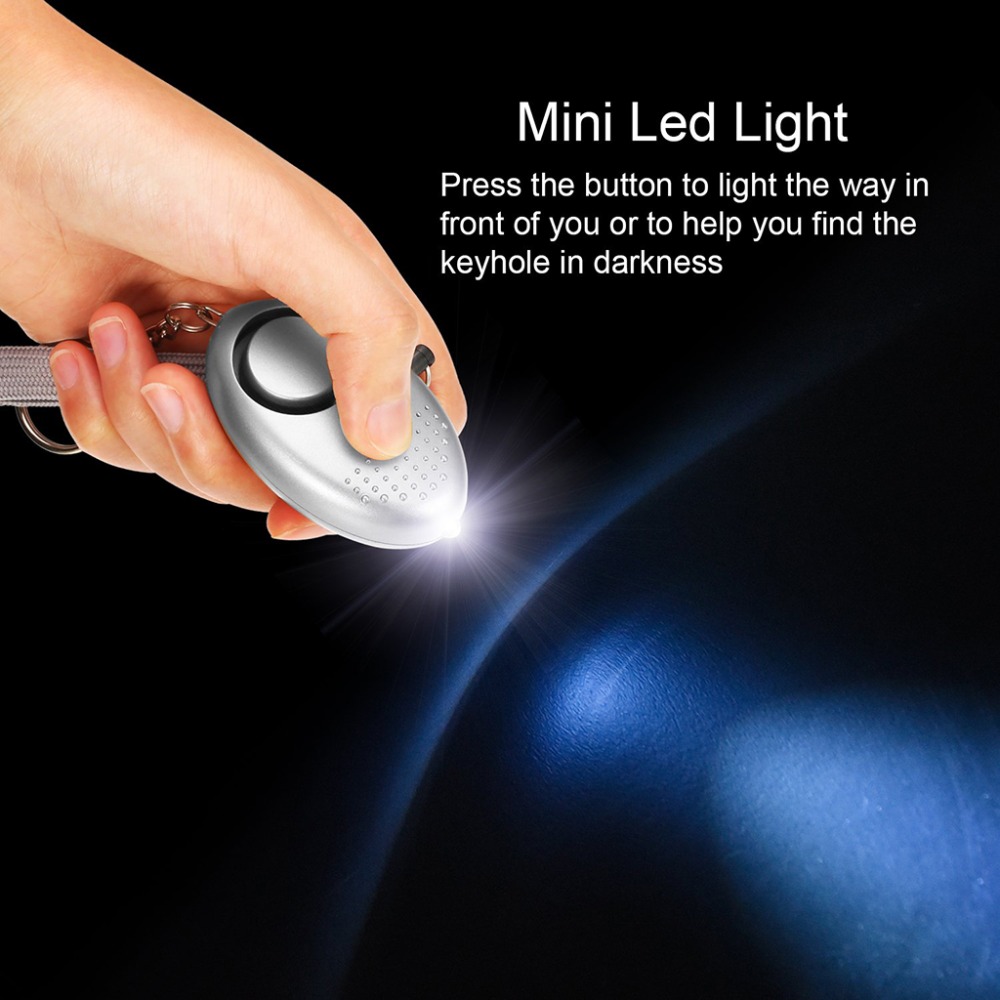 130dB Self Defense Alarm Anti- - Personal Alarm Keychain ulasan dan harga