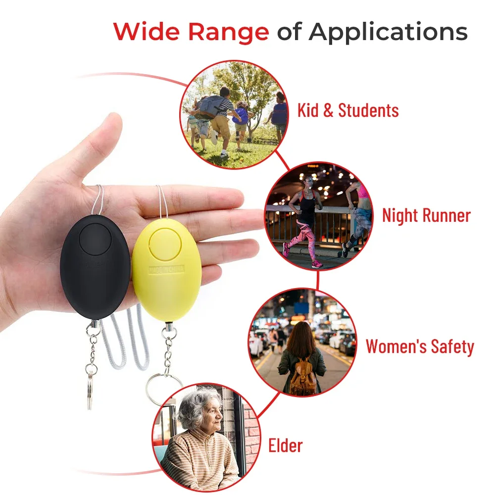 120dB Personal Safety Alarm Ke - Personal Alarm Keychain ulasan dan harga