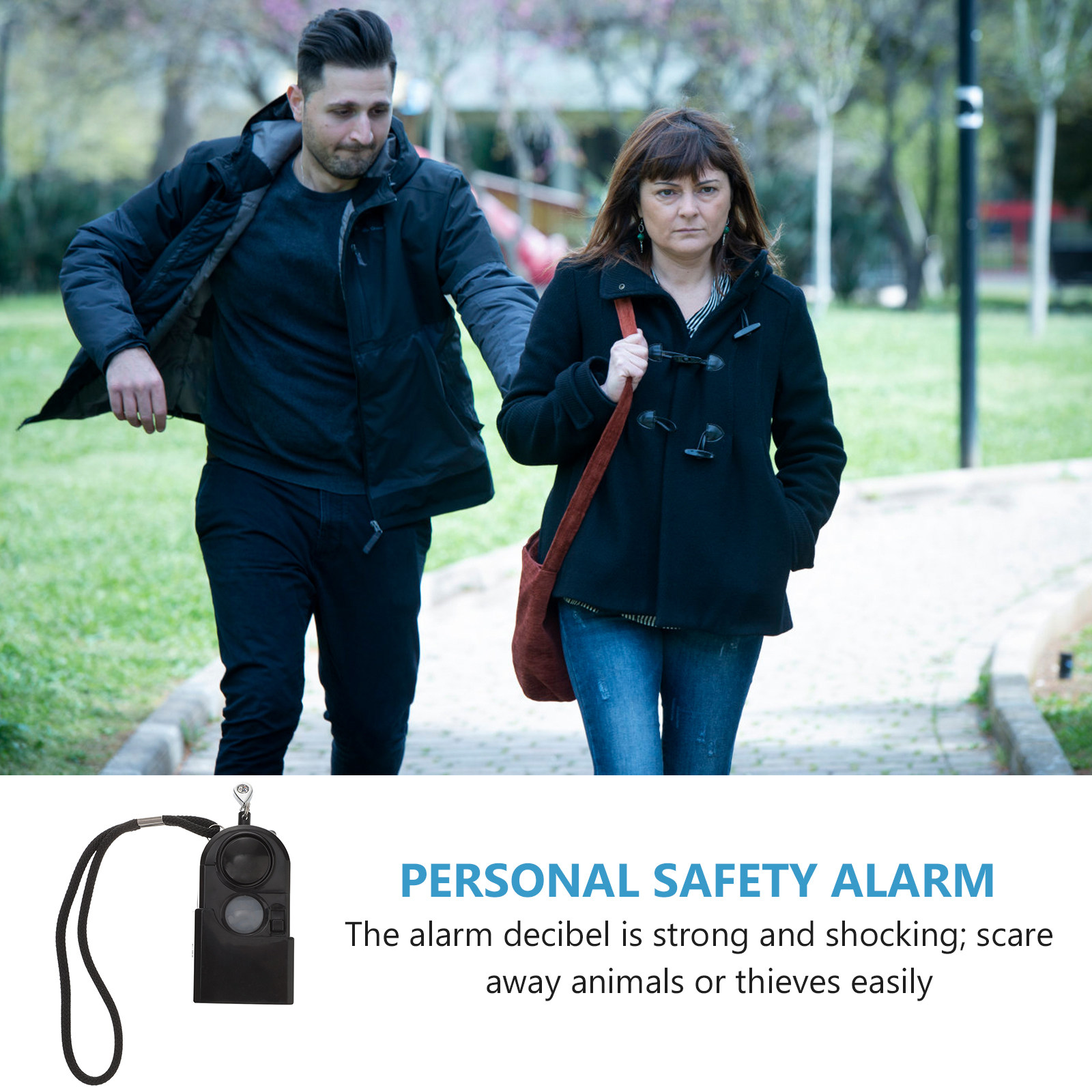 Dual-Function Personal Alarm K - Personal Alarm Keychain ulasan dan harga