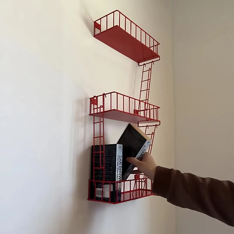 Fire Escape Wall Shelf, 3-Tier - Fire Escape Ladder ulasan dan harga