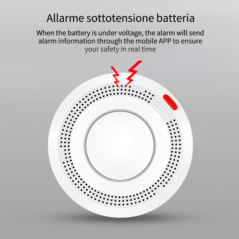 6Pack Tuya WiFi Smart Smoke Se - Smoke Detector Interconnected ulasan dan harga
