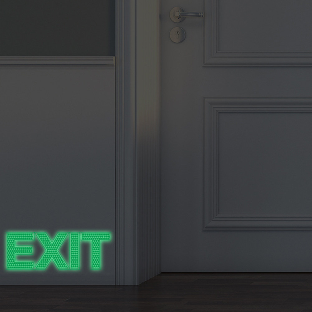 Luminous Exit Wall Sticker Dec - Emergency Exit Sign ulasan dan harga