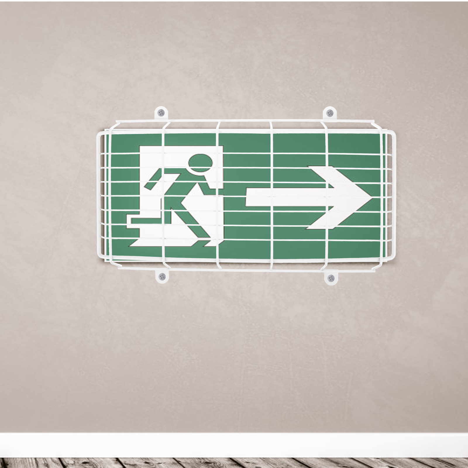 Stainless Steel Safety Exit Si - Emergency Exit Sign ulasan dan harga